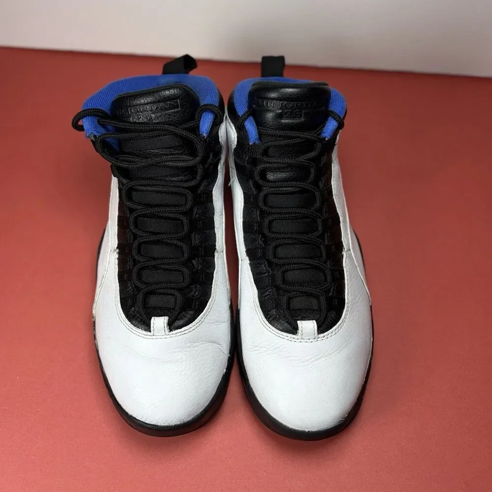 Nike Air Jordan 10 Retro Orlando 2018 White Blue 310805-108 Men's Size 10.5